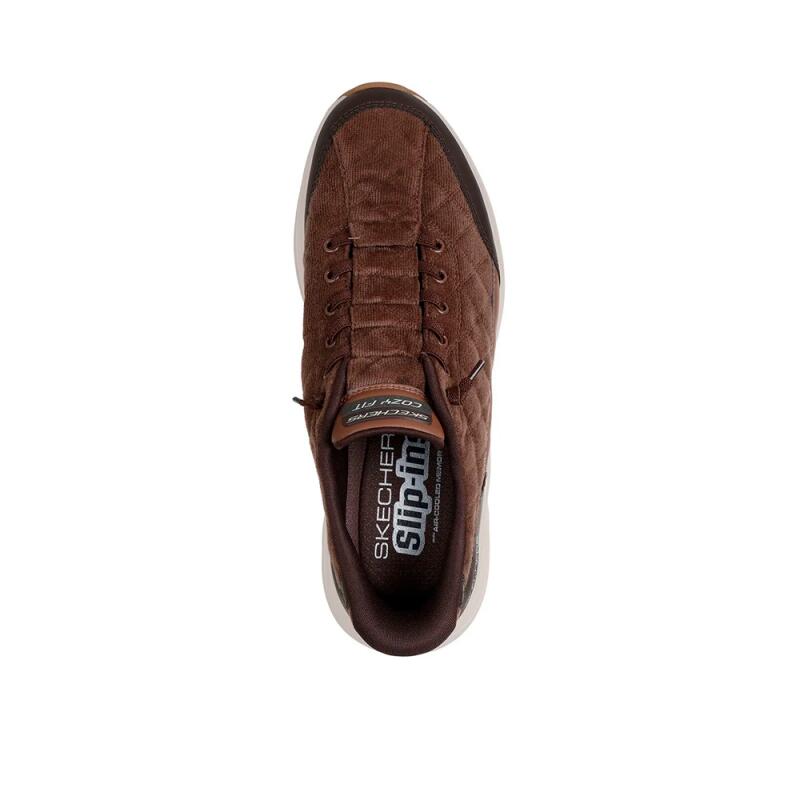 Zapatillas Homme Skechers Contour Foam - Cozy Fit Cordex Marron 4/5