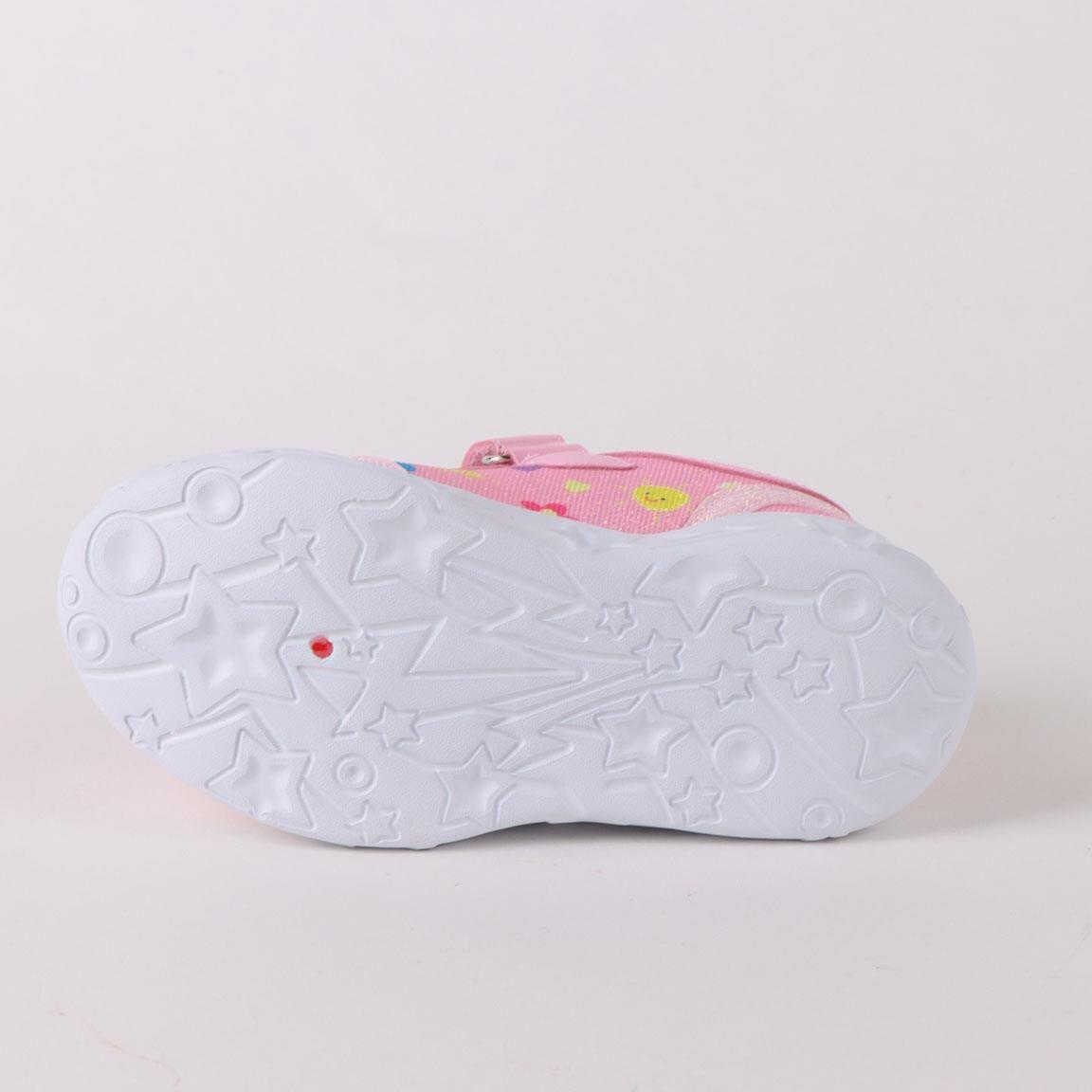 Sapatilhas com luzes criança Peppa Pig com velcro rosa 3/7