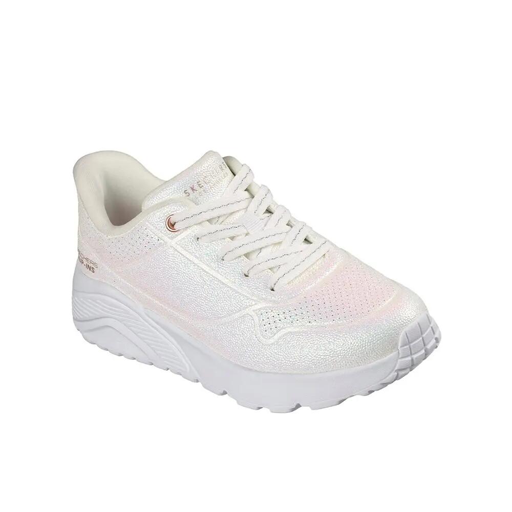 Zapatillas Skechers Niña Uno Lite Foxing Blanco 2/4
