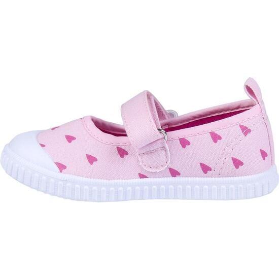 Ballerine in tela bambini Peppa Pig con strappo rosa e bianco 2/7