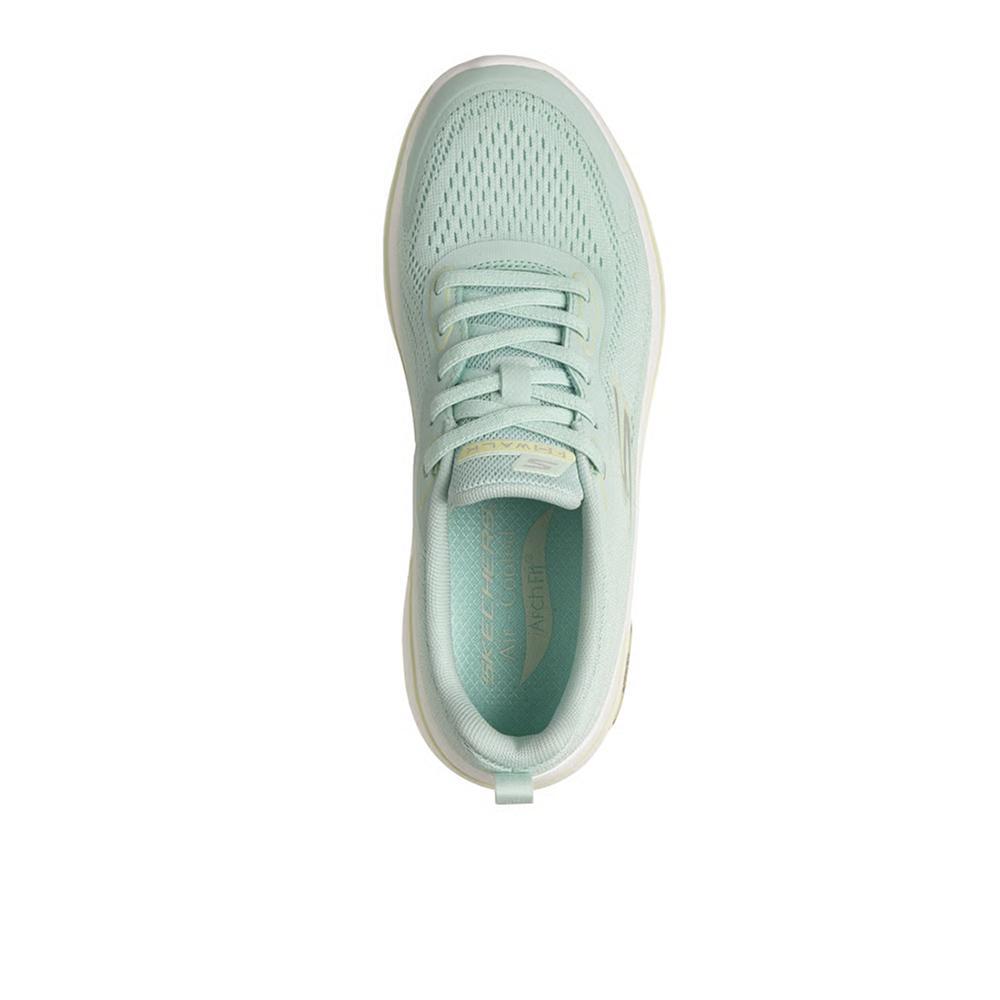 Sapatilhas Skechers Mulher Go Walk Arch Fit 2.0 Cassy Verde Menta 3/4