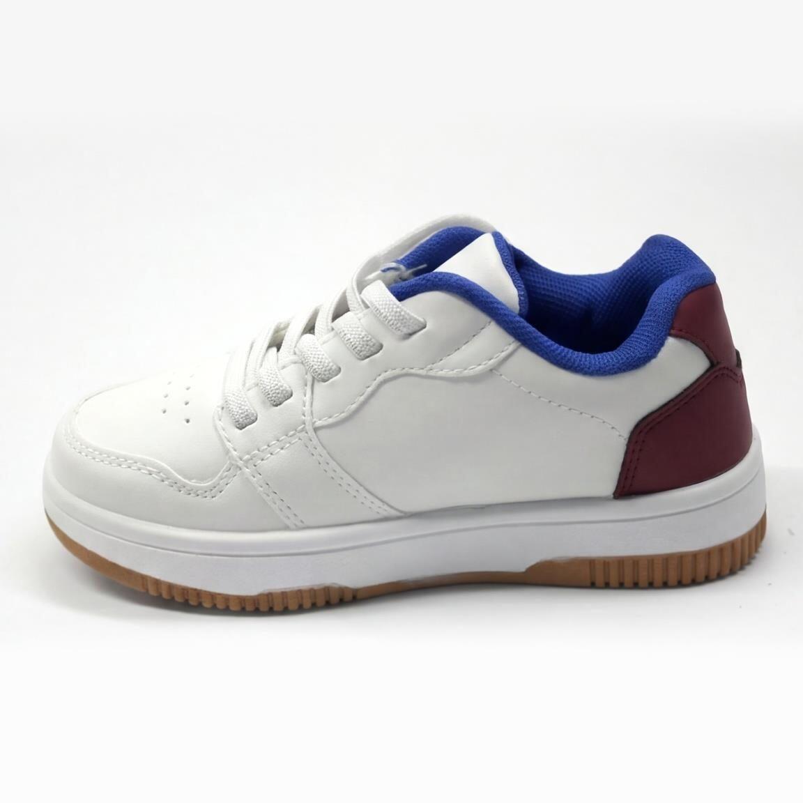 Zapatillas Deportivas Infantil FC Barcelona con Velcro y Cordones Blanca 4/7