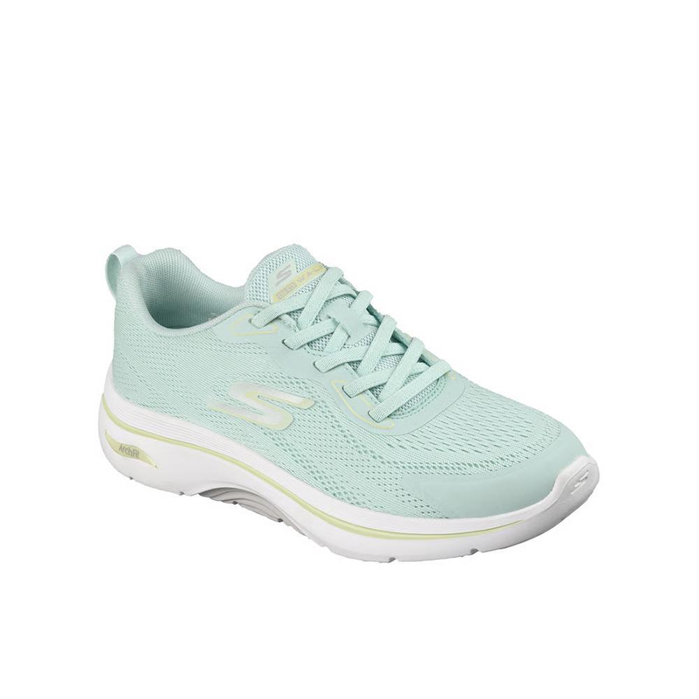 Sapatilhas Skechers Mulher Go Walk Arch Fit 2.0 Cassy Verde Menta 2/4