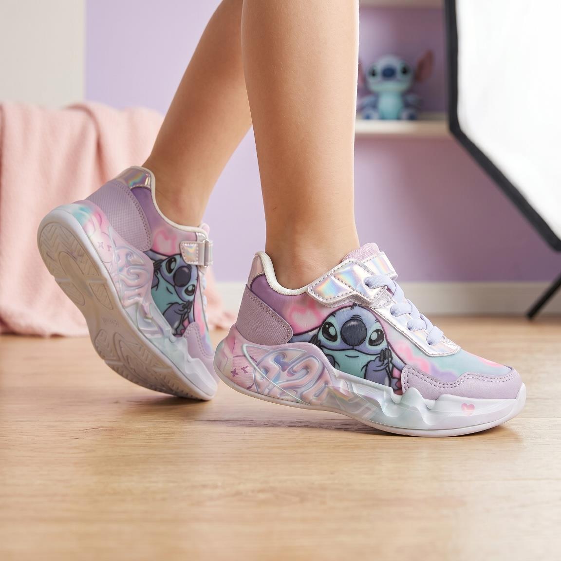 Stitch Kinder Turnschuhe mit Schnürsenkeln und Klett Mehrfarbig 7/7