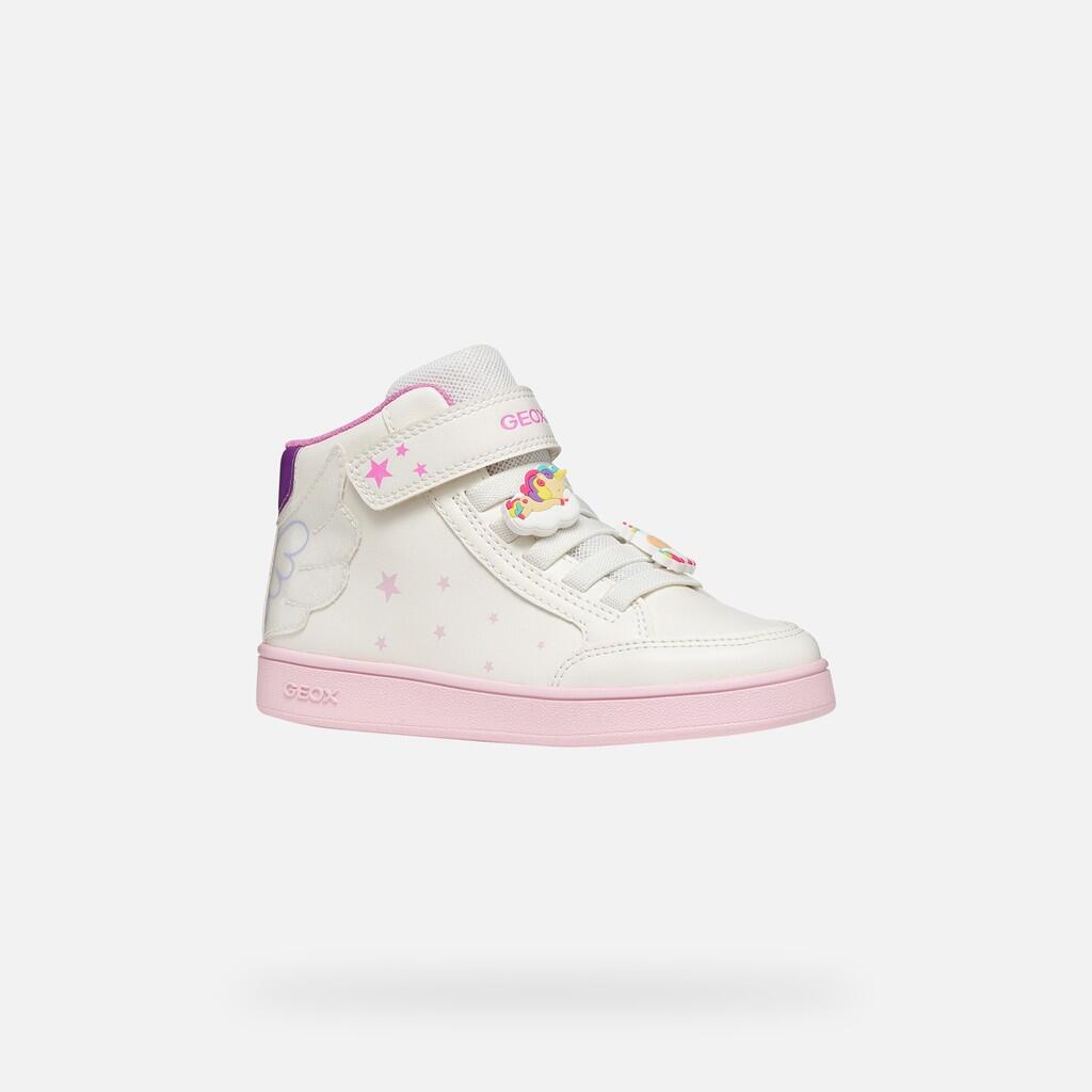 Baskets Fille J ECLYPER GIRL Blanc/Multicolore 3/7