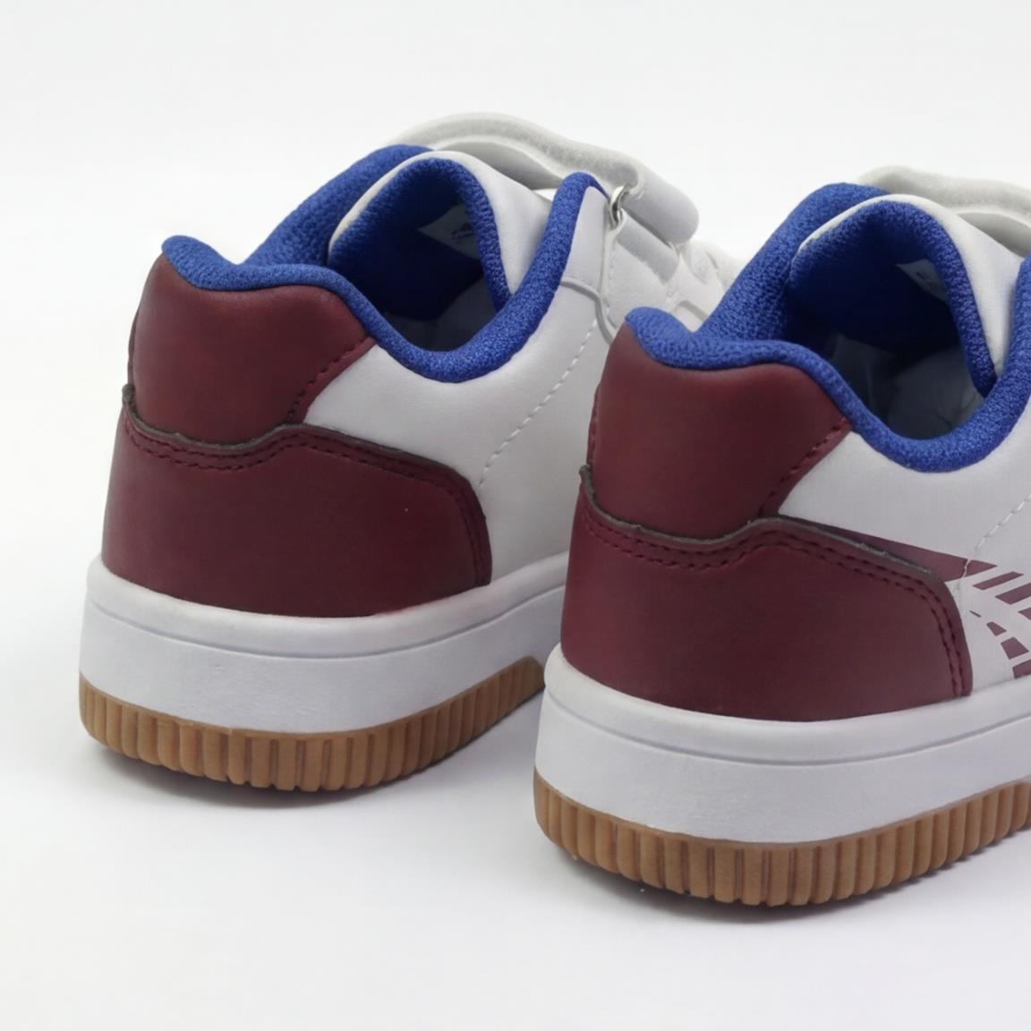 Zapatillas Deportivas Infantil FC Barcelona con Velcro y Cordones Blanca 7/7
