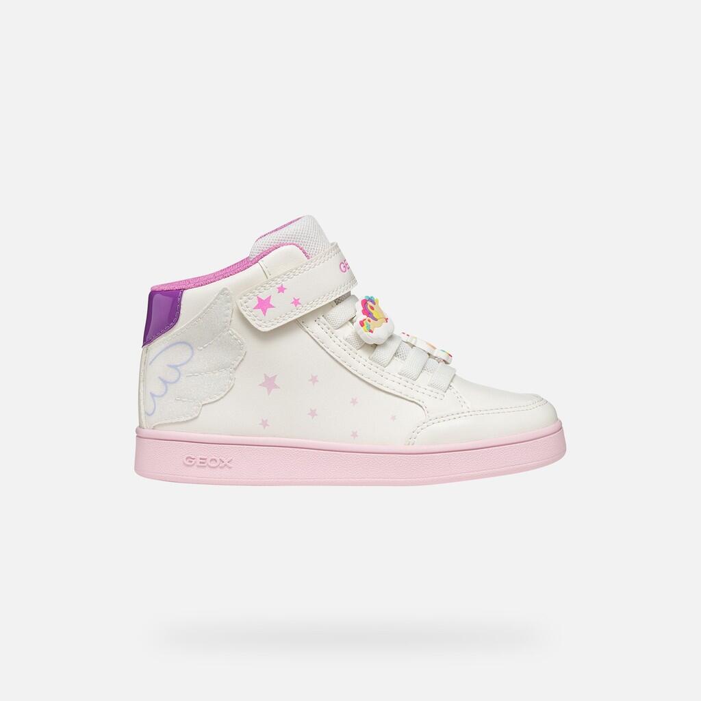 Baskets Fille J ECLYPER GIRL Blanc/Multicolore 2/7