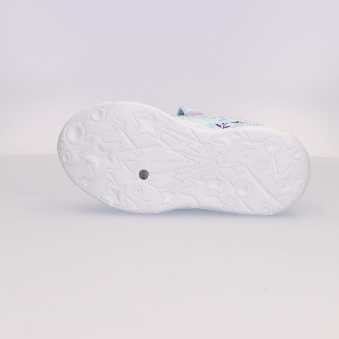 Sapatilhas com luzes criança Frozen com velcro azul-claro 3/6