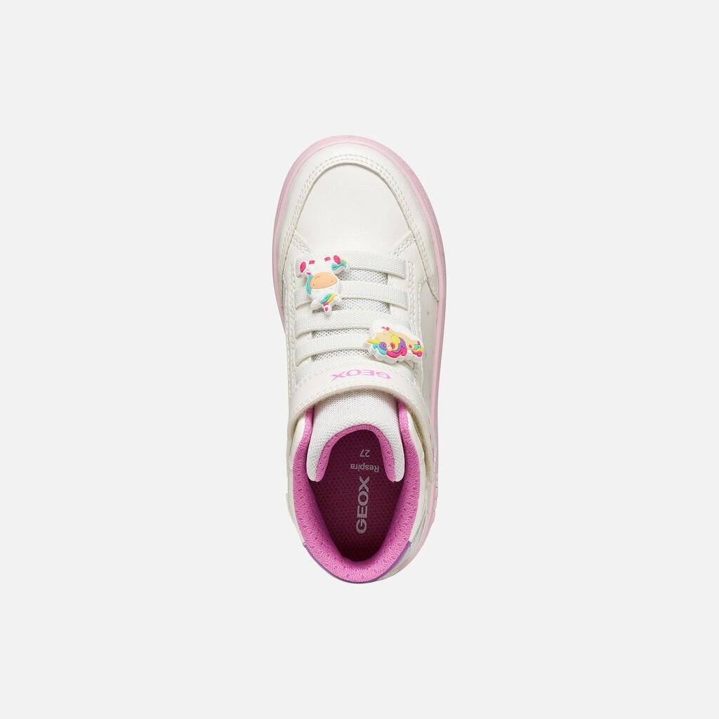 Baskets Fille J ECLYPER GIRL Blanc/Multicolore 6/7