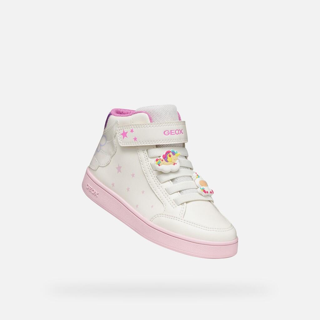 Baskets Fille J ECLYPER GIRL Blanc/Multicolore 5/7
