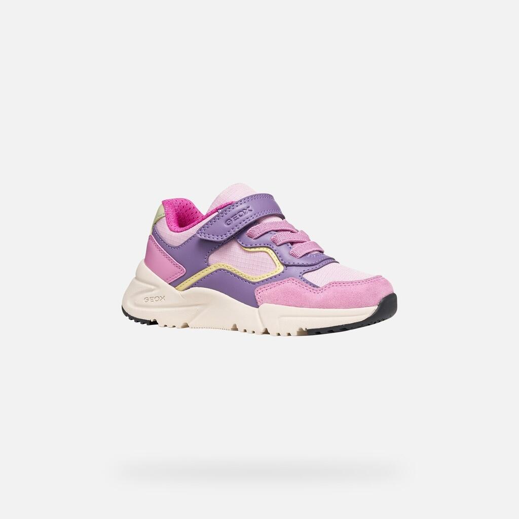 Baskets Fille J LOFTUS GIRL Rose/Violet 3/7