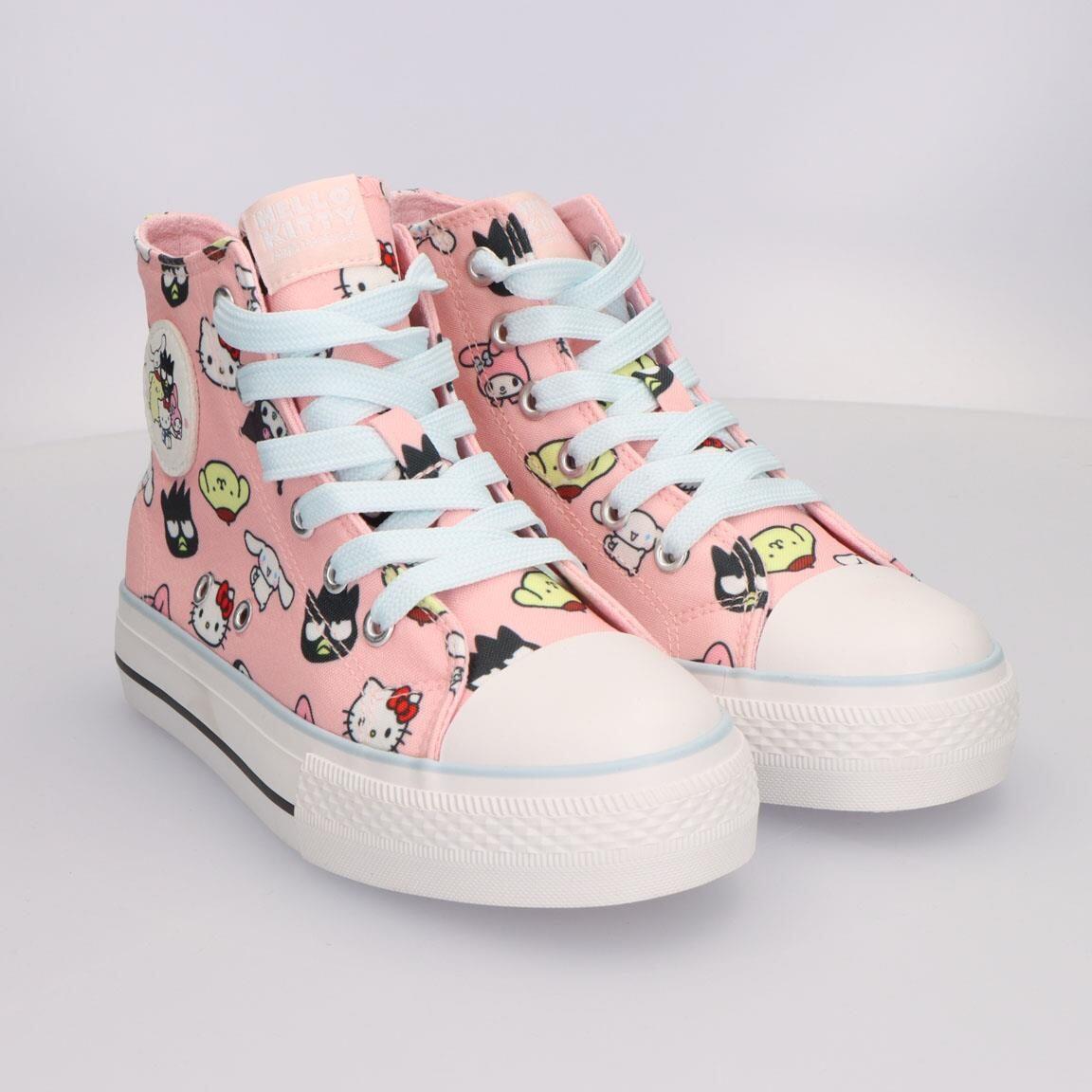 Scarpe da ginnastica Alte Bambino Hello Kitty con Lacci Rosa 7/7