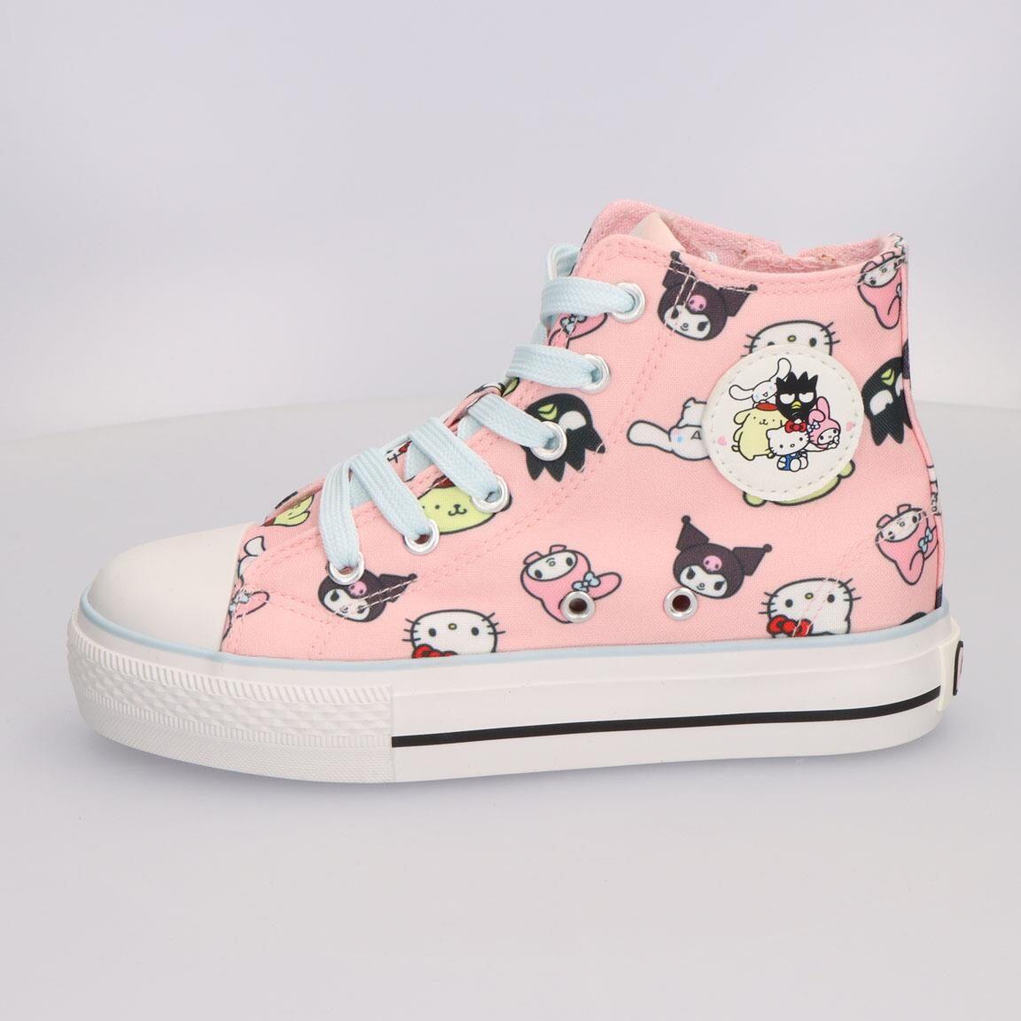 Scarpe da ginnastica Alte Bambino Hello Kitty con Lacci Rosa 6/7