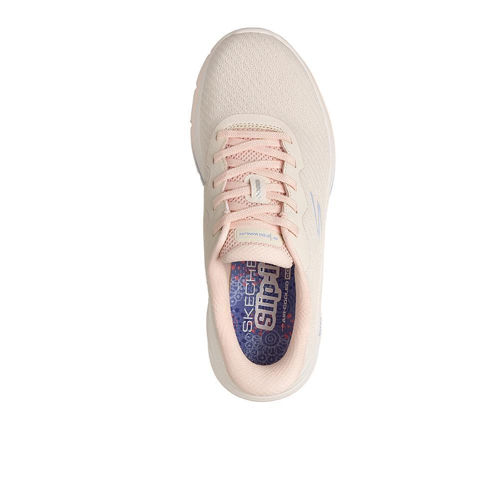 Sapatilhas Skechers Mulher Go Walk 8 Nadia Rosa-claro 3/4