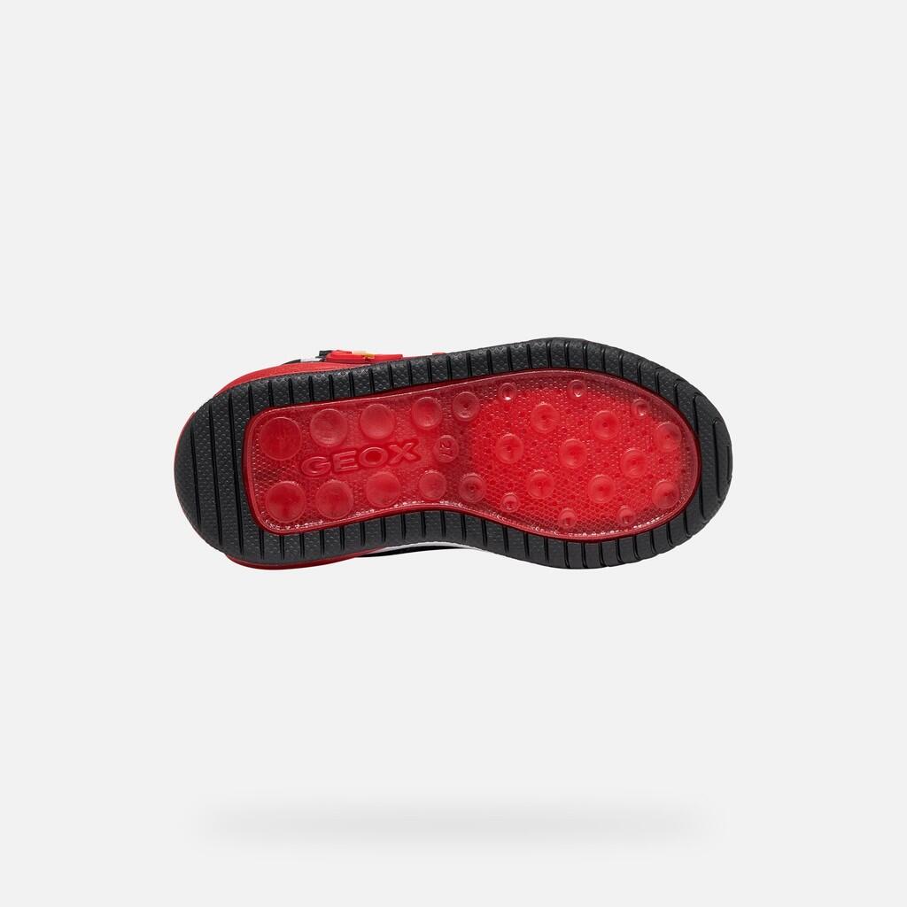 Baskets Garçon J INEK BOY Bleu Marine/Rouge 7/7
