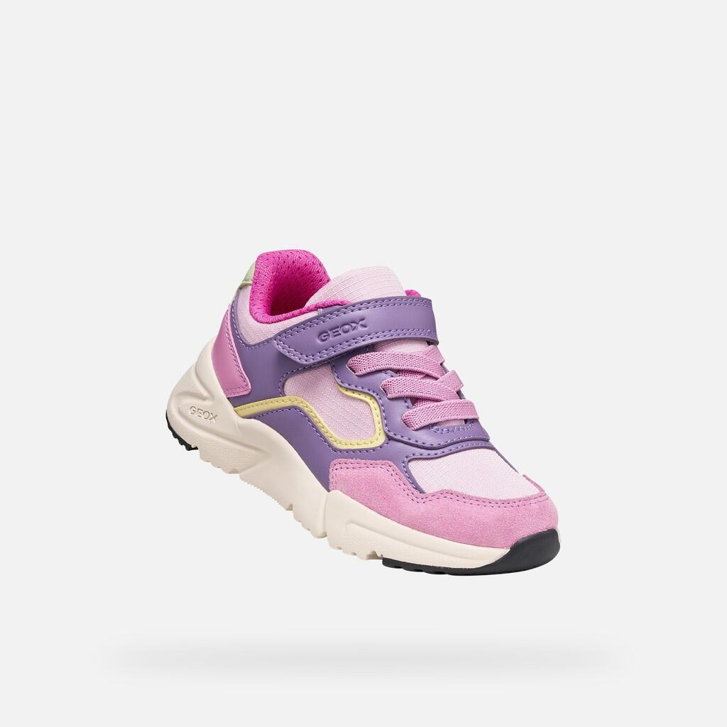 Baskets Fille J LOFTUS GIRL Rose/Violet 5/7