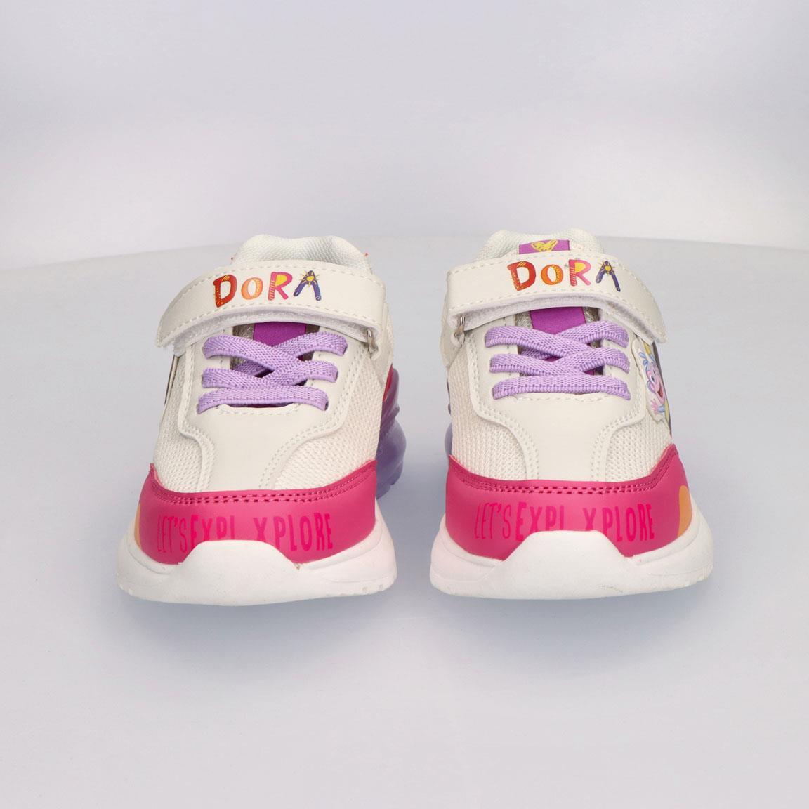 Sapatilhas com luzes criança Dora a Exploradora com velcro fúcsia 7/7