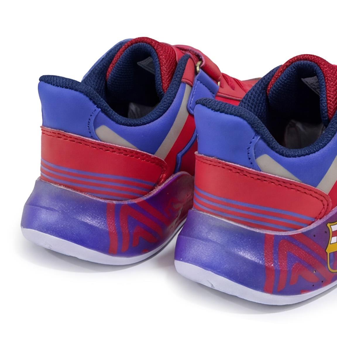 Zapatillas Deportivas Infantil FC Barcelona con Velcro y Cordones Roja 7/7