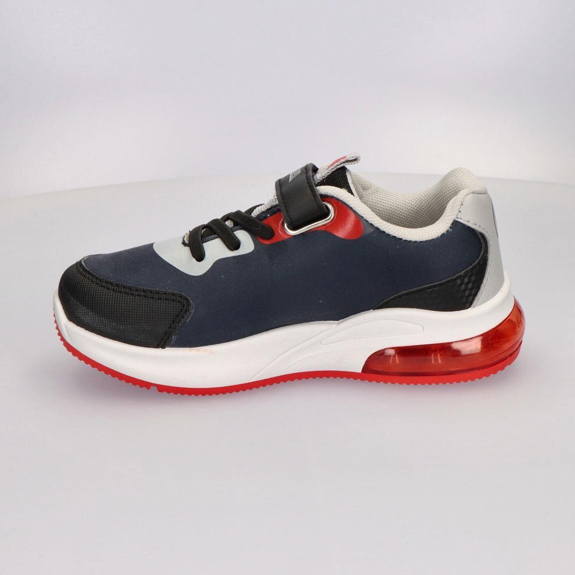Sapatilhas com luzes criança Spiderman com velcro azul e vermelho 2/7