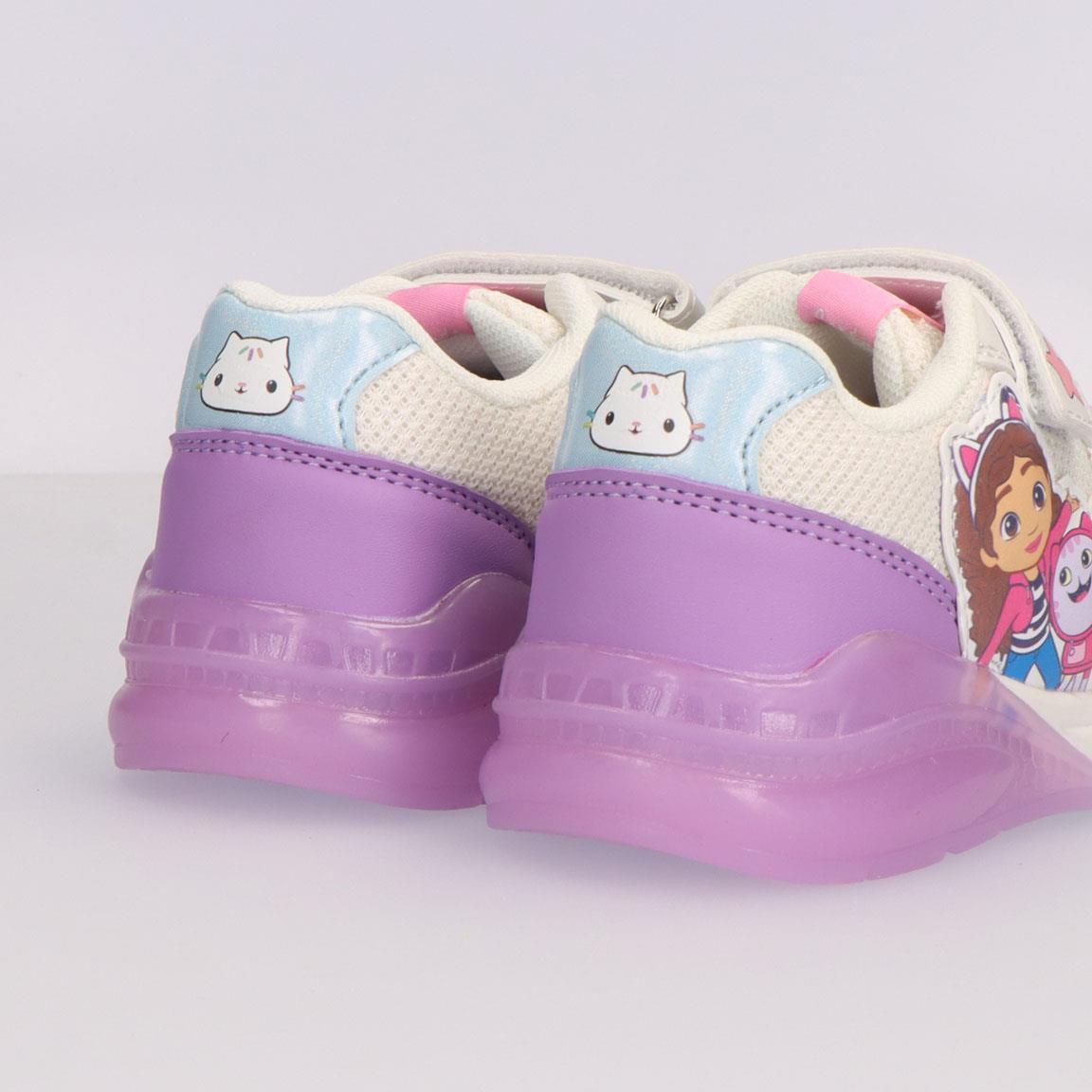Sapatilhas com luzes criança Gabby’s Dollhouse com velcro roxo 5/6