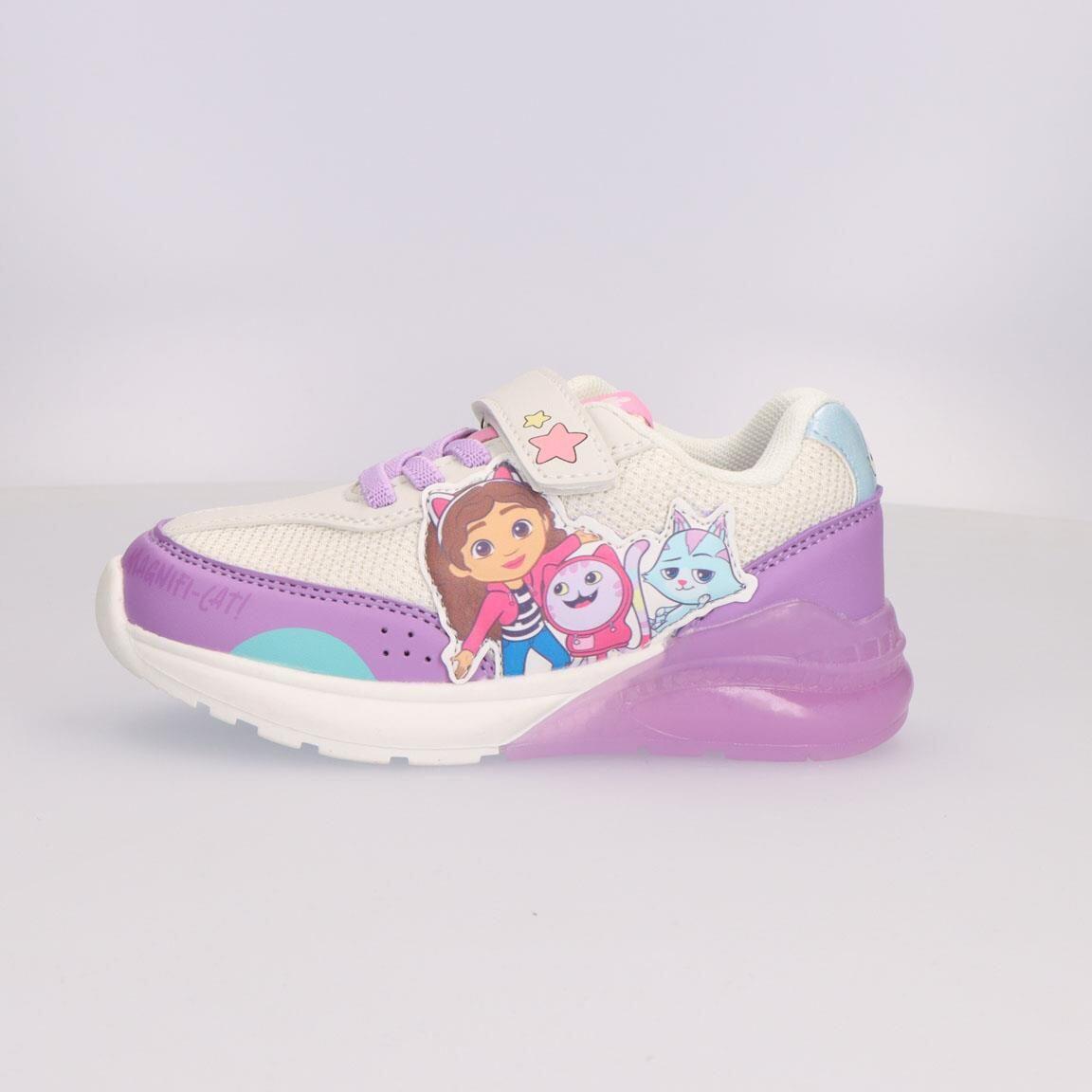 Sapatilhas com luzes criança Gabby’s Dollhouse com velcro roxo 4/6