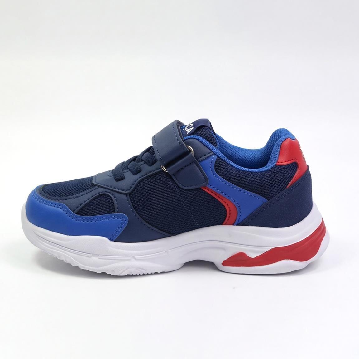 Zapatillas Deportivas Infantil FC Barcelona con Velcro Azul Marino y Rojo 4/7