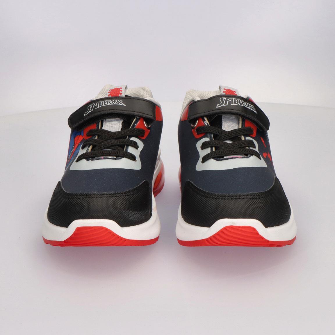 Sapatilhas com luzes criança Spiderman com velcro azul e vermelho 5/7