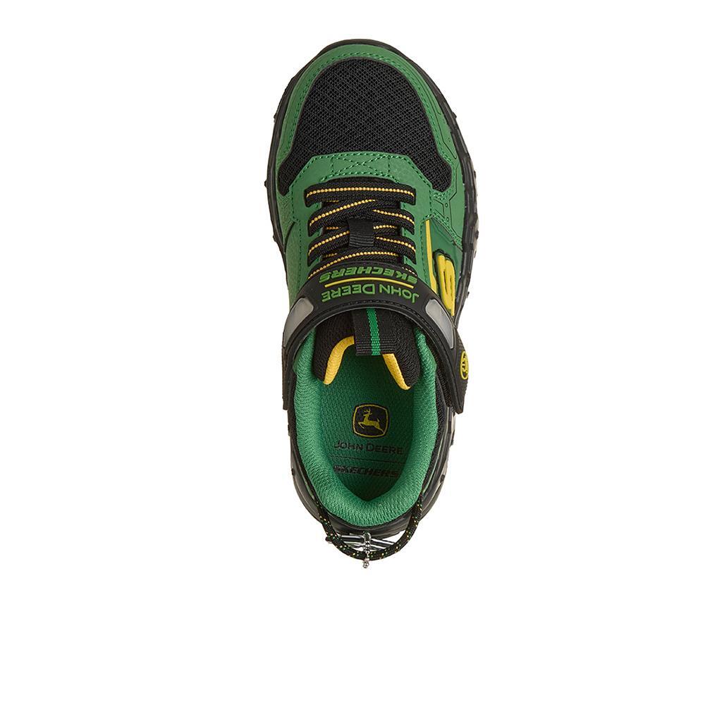 Sapatilhas Skechers Menino Mega-Flex Lite John Deere Verde Preto 3/4