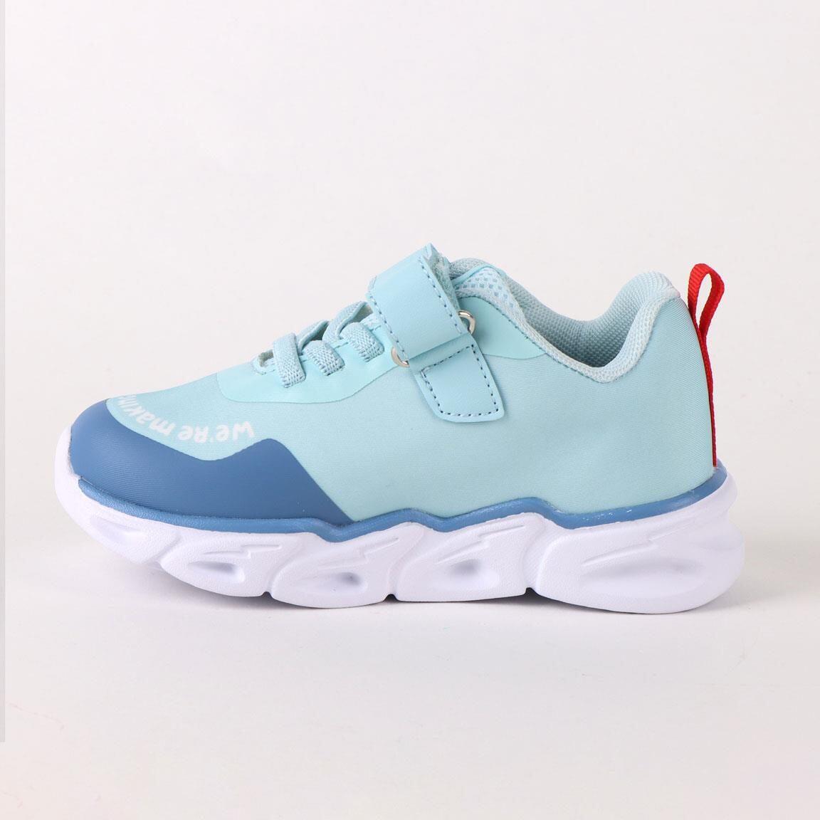 Sapatilhas com Luzes Infantil Bluey com Velcro Azul Claro 2/6