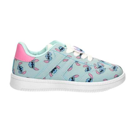 Zapatillas Deportivas Infantil Disney/Stitch con Cordones y Velcro Multicolor