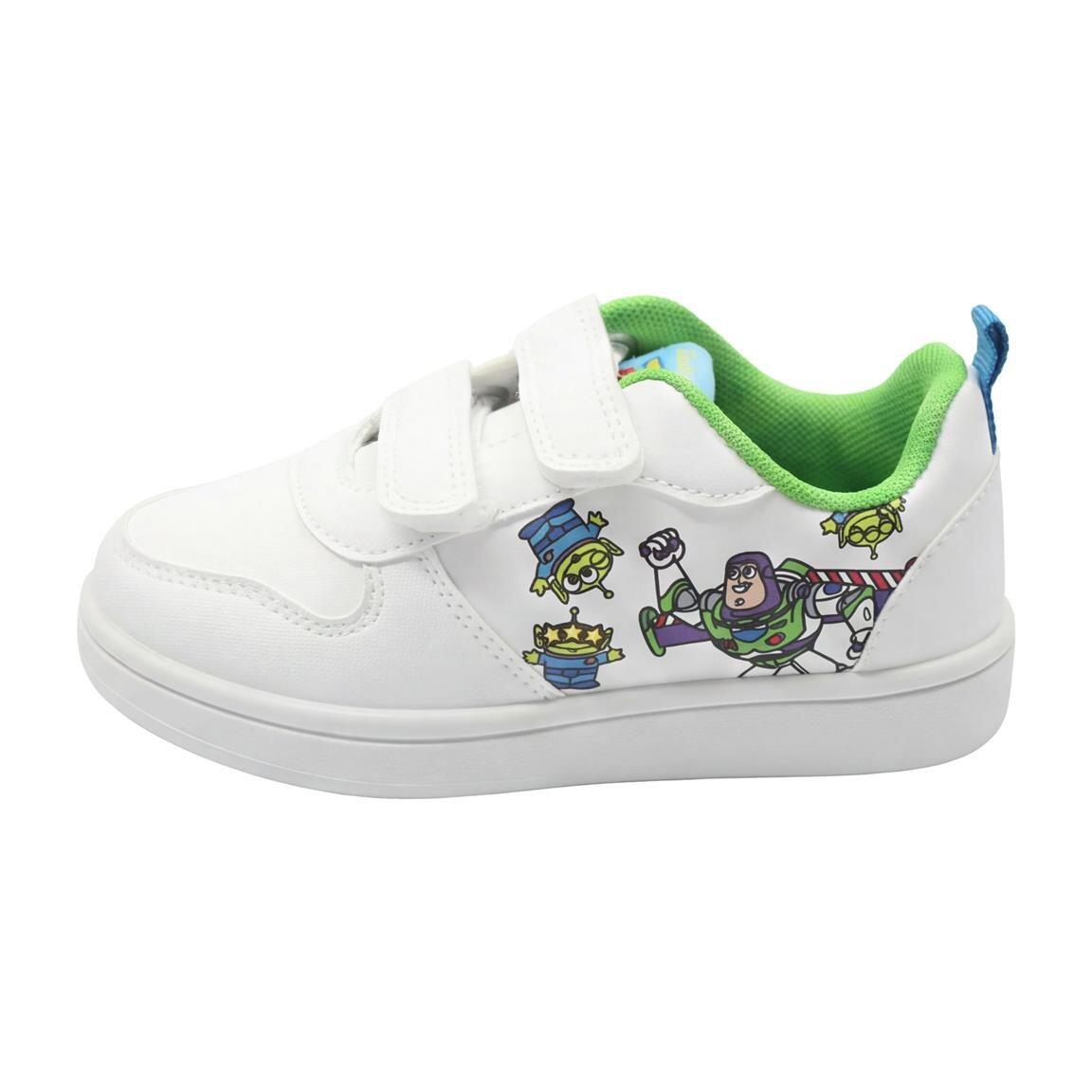 Sapatilhas Infantil Toy Story com Duplo Fecho de Velcro Branco 2/7