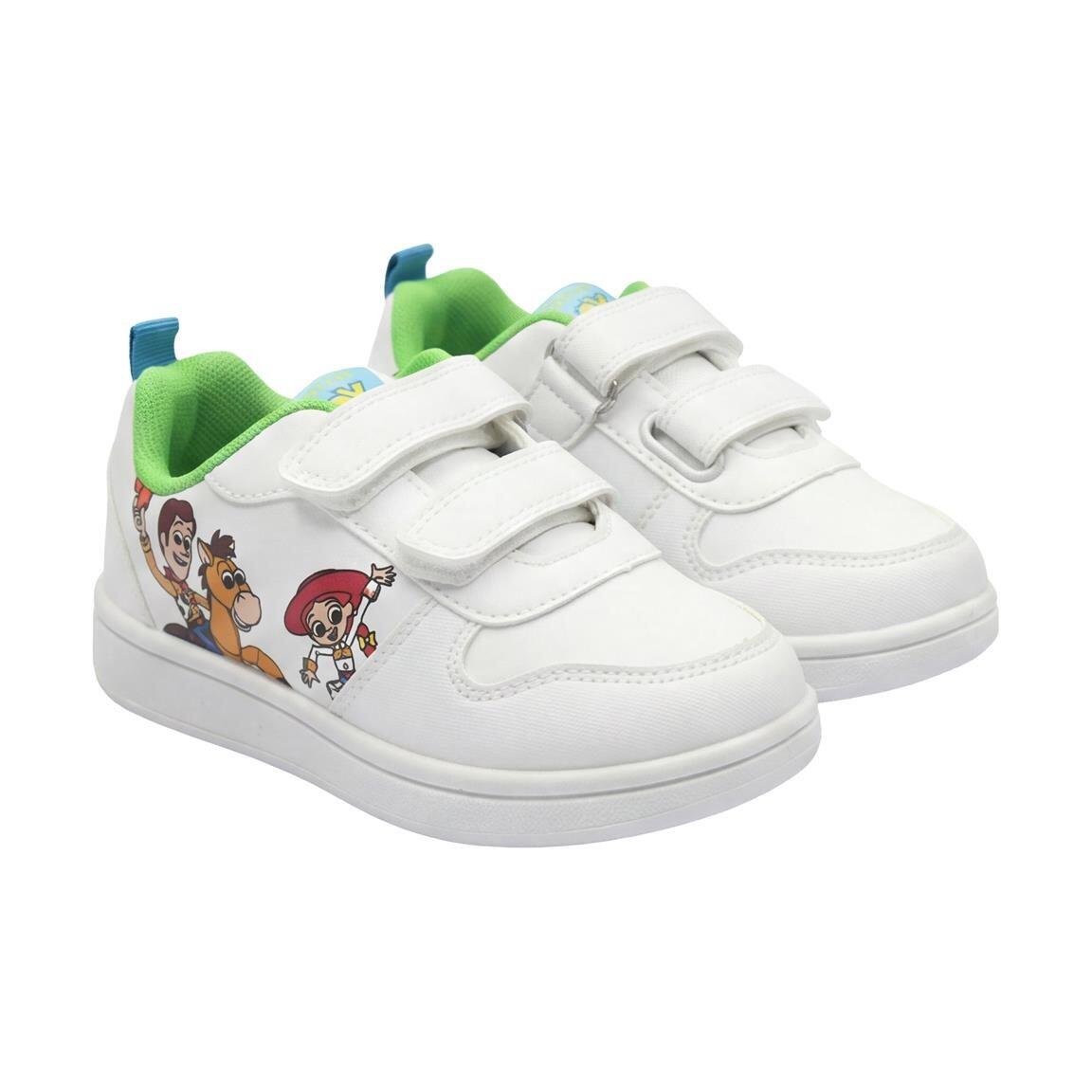 Sapatilhas Infantil Toy Story com Duplo Fecho de Velcro Branco 4/7