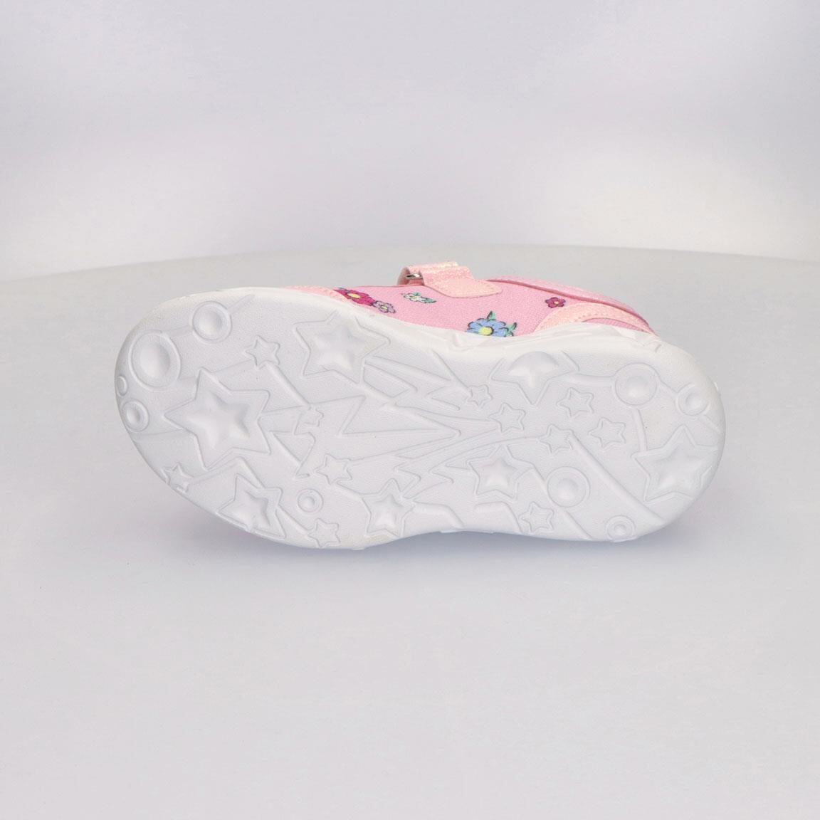 Sapatilhas com luzes criança Minnie com velcro rosa 3/7