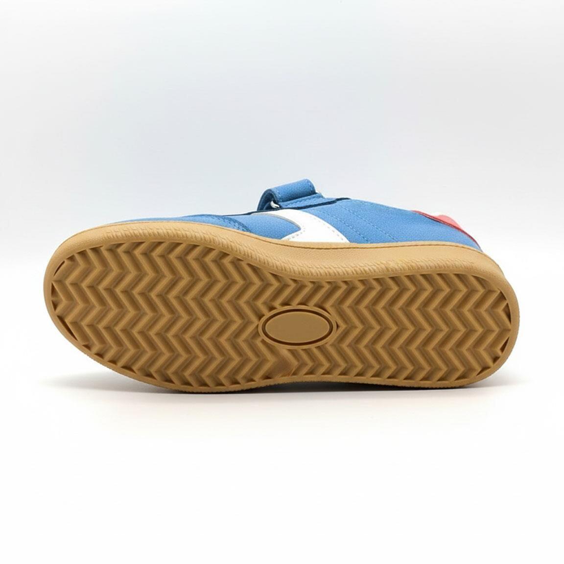 Sapatilhas Infantil Spiderman com Velcro Antiderrapante Azul 3/7