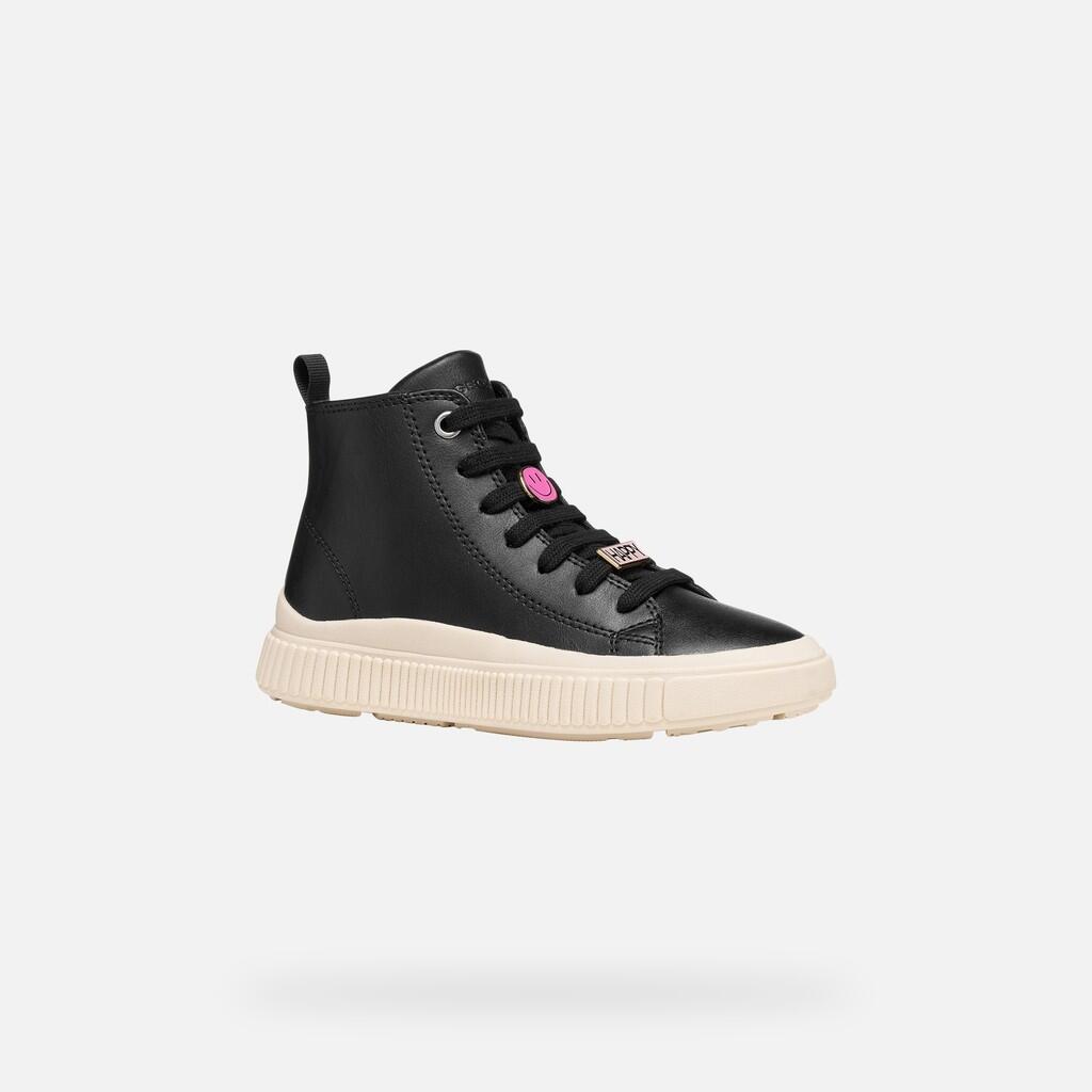Baskets Fille J LAQUINNY GIRL Noir 3/7