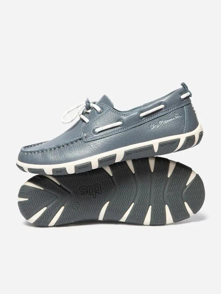 Chaussures bateau femme 1973 - JANAELE Nuage 3/5