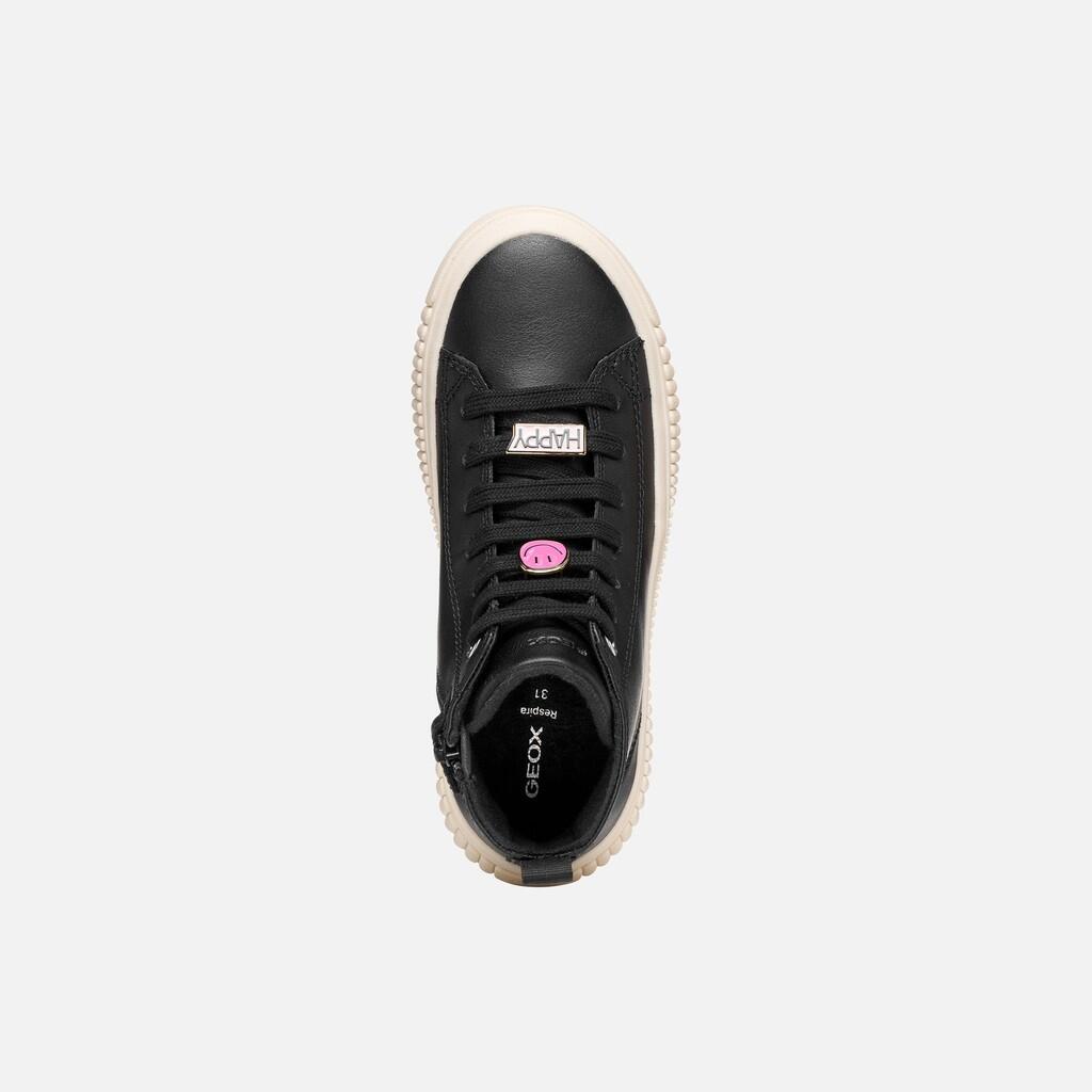 Baskets Fille J LAQUINNY GIRL Noir 6/7