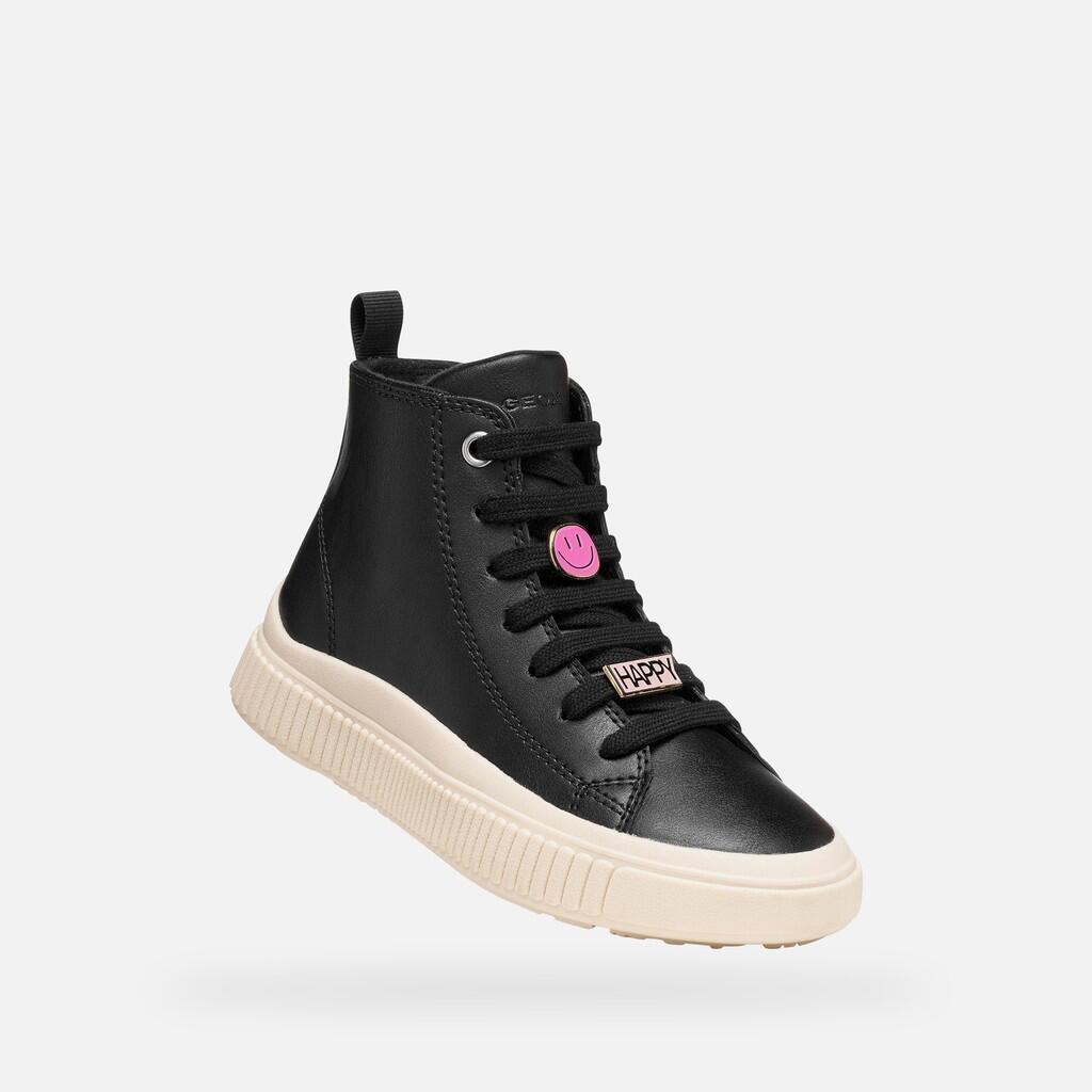 Baskets Fille J LAQUINNY GIRL Noir 5/7