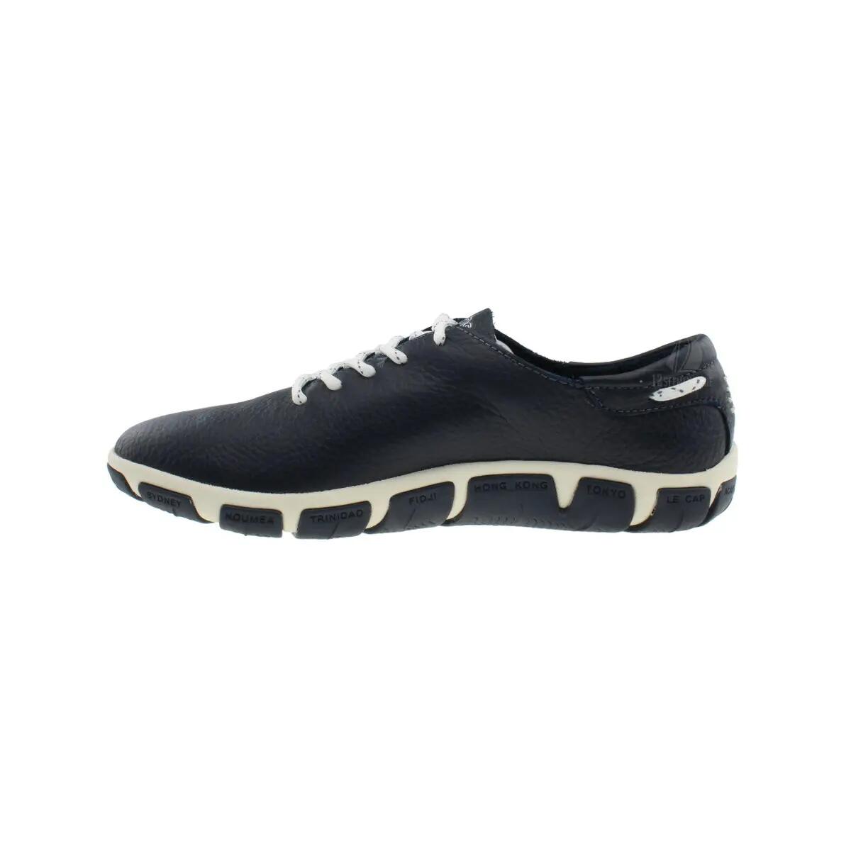 Jazaru chaussure bateau, femme - bleu foncé 3/6