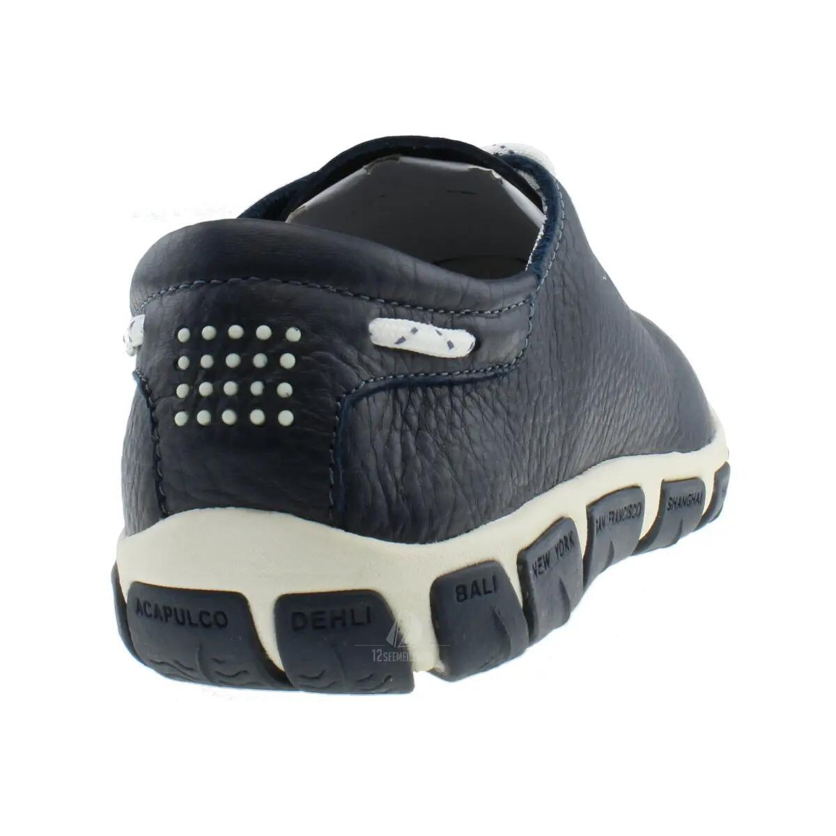 Jazaru chaussure bateau, femme - bleu foncé 5/6