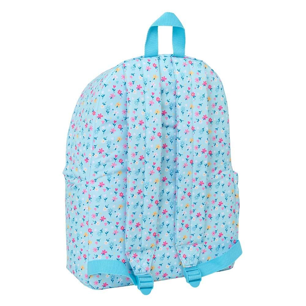 Mochila para laptop Blackfit8 Petals de 14,1 polegadas com bolso frontal - Azul 2/4