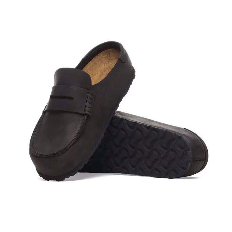 Zuecos Hombre Birkenstock Naples Negro 4/4