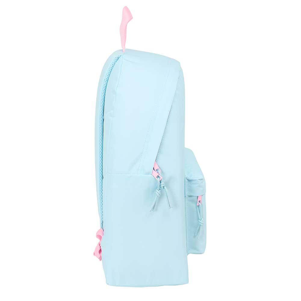 Sac à dos enfant Pembe Chat Rose avec poche avant, bleu clair 3/3