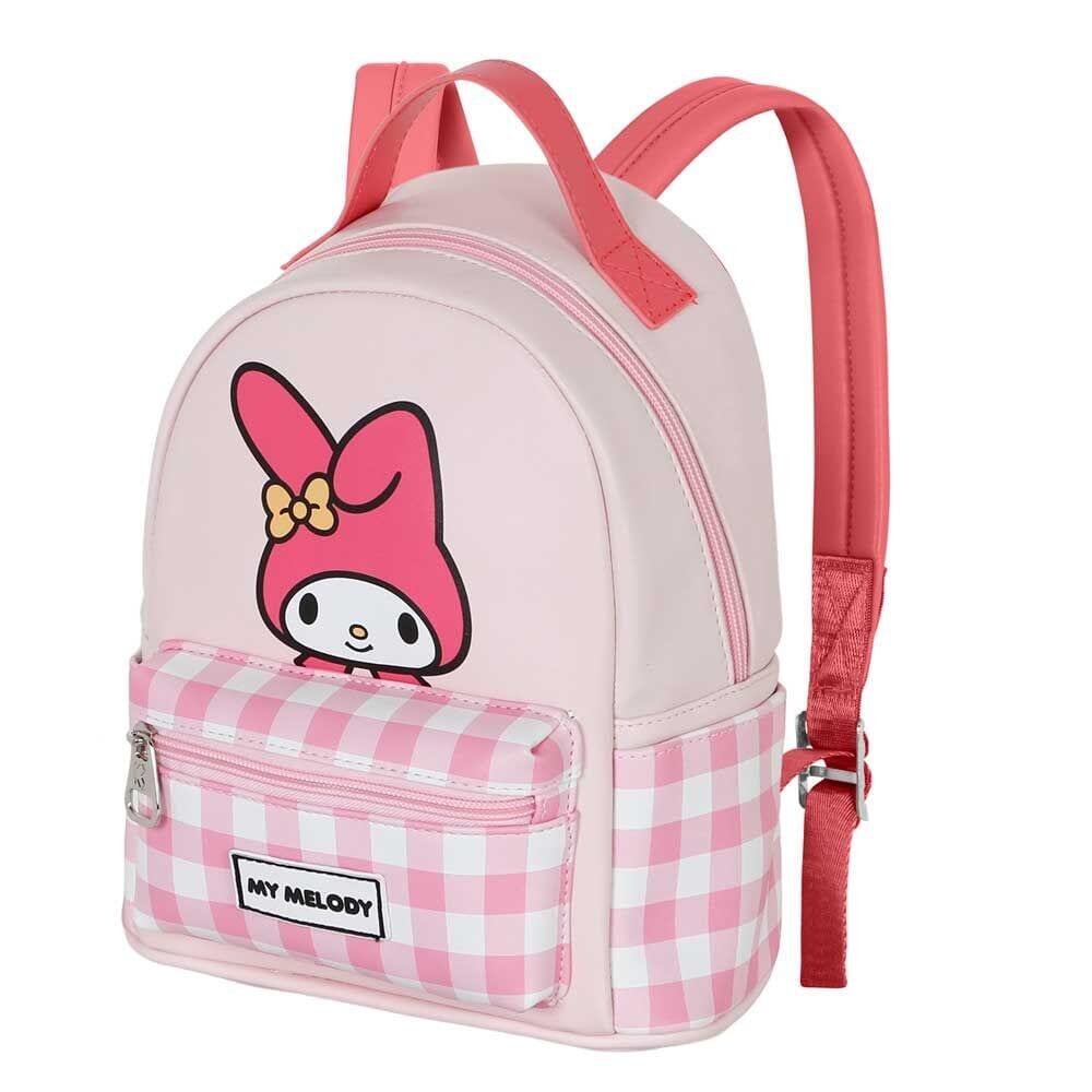 Zaino per bambini My Melody Hello Kitty con tasca frontale, 25 cm, rosa 3/3