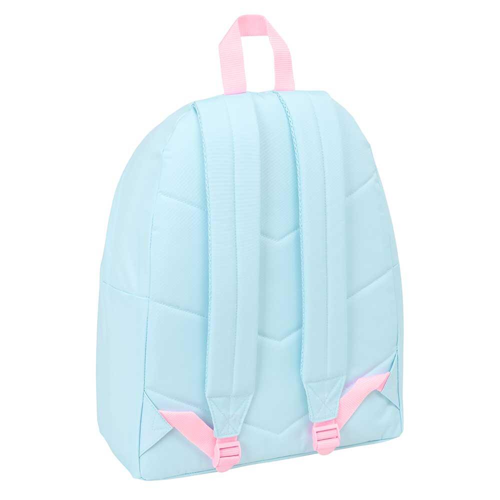 Sac à dos enfant Pembe Chat Rose avec poche avant, bleu clair 2/3