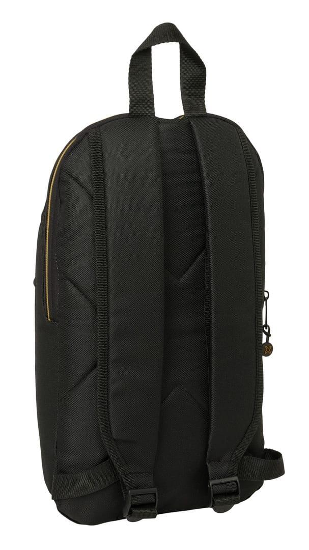 Mini zaino Munich per adulti con tasca frontale e spallacci regolabili, nero e 2/3