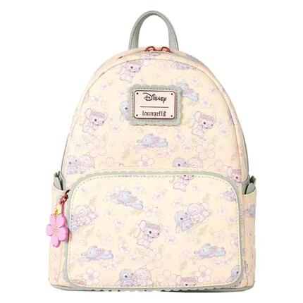 Sac à dos Minnie Mouse pour adulte avec poche avant, en cuir végétalien, rose