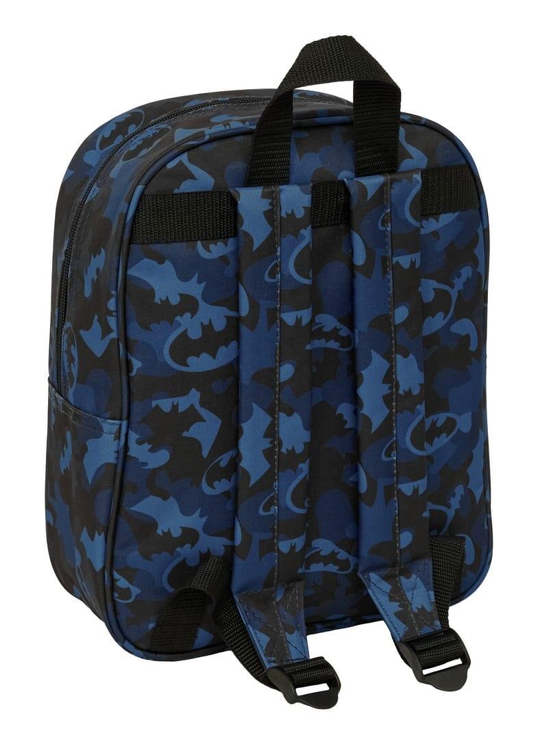 Sac à dos Batman 3D pour enfants avec fermeture éclair bleue et noire 2/3