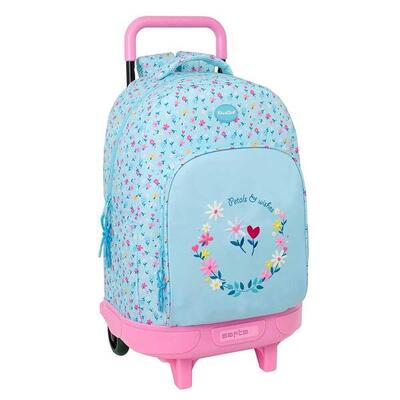 Zaino per laptop Blackfit8 Petals da 141 pollici con tasca frontale - Blu