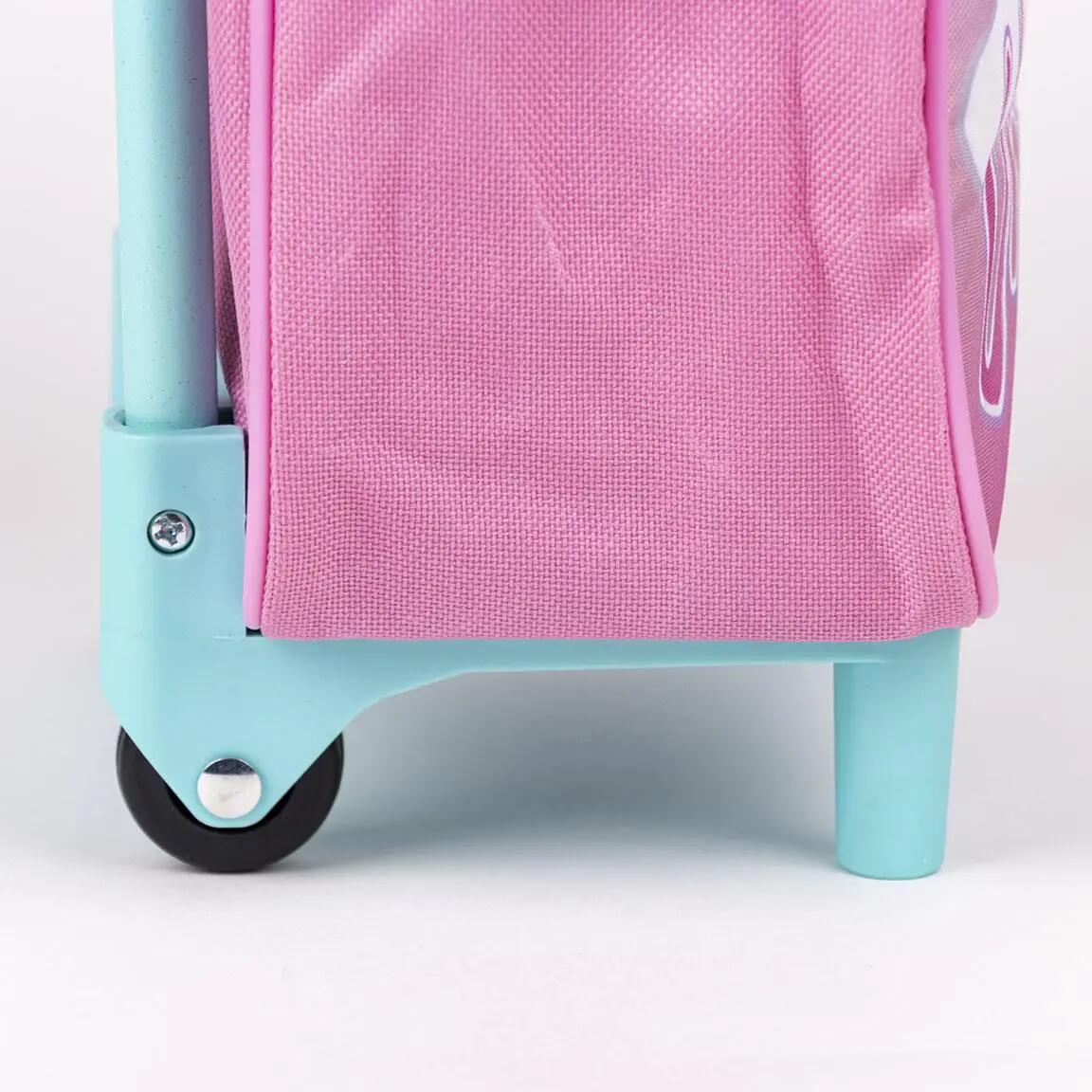 Zaino scolastico per bambini PAW Patrol con ruote e maniglia telescopica, rosa 7/7